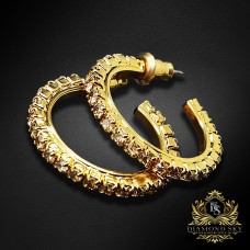 Auskari „Mīlestības Dāvana (Golden Shadow)“ ar Swarovski™ kristāliem
