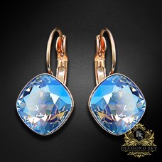 Auskari „Apžilbinošs Mirdzums IV (Light Sapphire Shimmer)“ ar Swarovski™ kristāliem