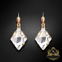 Earrings “Crystal Rhombus III” created with Crystals by Swarovski®