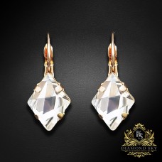 Auskari „Kristāla Rombs III“ ar Swarovski® kristāliem