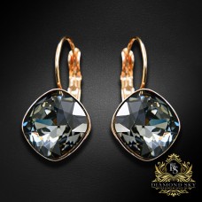 Auskari „Apžilbinošs Mirdzums IV (Silver Night)“ ar Swarovski™ kristāliem