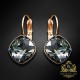 Auskari „Apžilbinošs Mirdzums IV (Silver Night)“ ar Swarovski™ kristāliem