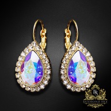 Auskari „Debesu Piliens (Aurora Borealis)“ ar Swarovski® kristāliem