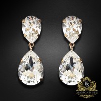 Auskari „Kristāla Piliens III“ ar Swarovski® kristāliem