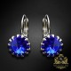 Auskari „Vintage VI (Majestic Blue)“ ar Swarovski® kristāliem