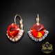 Auskari „Clarice V (Light Siam)“ ar Swarovski® kristāliem