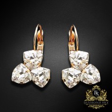 Auskari „Bermudu Trijstūris III“ ar Swarovski® kristāliem