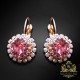 Auskari „Clarice IX (Light Rose)“ ar Swarovski® kristāliem