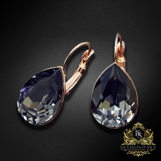 Auskari „Kristāla Lāse II (Silver Night)“ ar Swarovski™ kristāliem