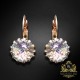 Auskari „Vintāža VI (White Patina)” ar Swarovski™ kristāliem