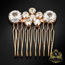 Matu sprādze „Kristāla Zieds“ ar Swarovski™ kristāliem