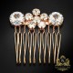Matu sprādze „Kristāla Zieds“ ar Swarovski™ kristāliem