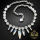 Kāzu kaklarota „Atlantis (Aurora Borealis)“ ar Swarovski™ kristāliem