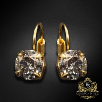 Earrings “Glory (Rose Patina)” created with Crystals by Swarovski®