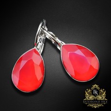 Auskari „Kristāla Lāse (Royal Red)“ ar Swarovski™ kristāliem