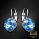 Auskari „Apžilbinošs Spīdums IV (Aquamarine Blue)“ ar Swarovski™ kristāliem