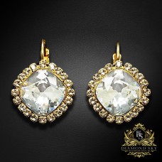 Auskari „Žilbinošais Mirdzums III“ ar Swarovski® kristāliem