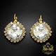 Auskari „Žilbinošais Mirdzums III“ ar Swarovski® kristāliem