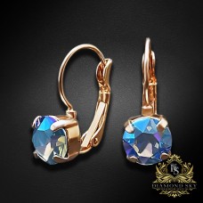 Auskari „Krāšņums (Light Sapphire Shimmer)“ ar Swarovski® kristāliem
