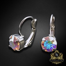 Auskari „Krāšņums (Aurora Borealis)“ ar Swarovski™ kristāliem