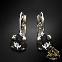 Auskari „Krāšņums (Silver Night)“ ar Swarovski™ kristāliem