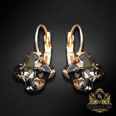 Auskari „Bizantijas Krusts (Silver Night)“ ar Swarovski™ kristāliem