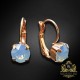 Auskari „Krāšņums (Air Blue Opal)“ ar Swarovski® kristāliem