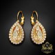 Auskari „Debesu Piliens (Golden Shadow)“ ar Swarovski® kristāliem