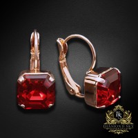 Auskari „Imperial (Scarlet)“ ar Swarovski® kristāliem