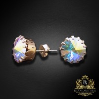 Auskari „Vintage VII (Aurora Borealis)“ ar Swarovski® kristāliem