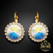 Auskari „Clarice (Aurora Borealis)“ ar Swarovski® kristāliem