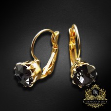 Auskari „Krāšņums V (Silver Night)” ar Swarovski™ kristāliem
