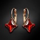 Komplekts „Kristāla Rombs II (Light Siam Metallic Light Gold)“ ar Swarovski™ kristāliem