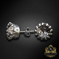 Auskari „Vintage VII (Black Patina)“ ar Swarovski® kristāliem