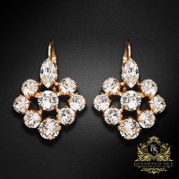 Auskari „Greznums II“ ar Swarovski® kristāliem