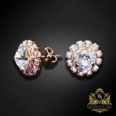 Auskari „Bermudu Trīsstūris IV“ ar Swarovski™ kristāliem