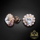 Auskari „Bermudu Trīsstūris IV“ ar Swarovski™ kristāliem