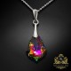 Sudraba kulons „Baroque IV (Vitrail Medium)“ ar Swarovski® kristāliem