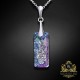 Sudraba kulons „Growing Crystal II (Vitrail Light)“ ar Swarovski® kristāliem