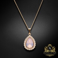 Pendant “Celestial Drop (Rose Water Opal)” created with Crystals by Swarovski®