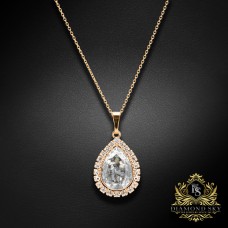 Kulons „Celestial Drop (Silver Patina)“ ar Swarovski® kristāliem