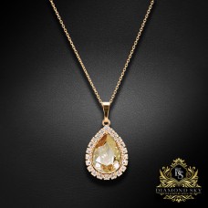 Kulons „Celestial Drop (Golden Shadow)“ ar Swarovski® kristāliem