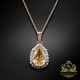 Kulons „Celestial Drop III (Golden Shadow)“ ar Swarovski® kristāliem
