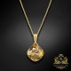 Kulons „Glare IV (Golden Shadow)“ ar Swarovski® kristāliem