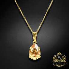 Kulons „Venus II (Golden Shadow)“ ar Swarovski® kristāliem