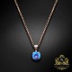 Kulons „Juno (Light Sapphire Shimmer)“ ar Swarovski® kristāliem