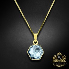 Kulons „Fantasy (Aquamarine Blue)“ ar Swarovski® kristāliem