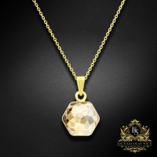 Kulons „Fantāzija (Golden Shadow)“ ar Swarovski™ kristāliem