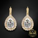Komplekts „Debesu Piliens (Silver Patina)“ ar Swarovski™ kristāliem