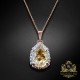 Komplekts sievietēm „Debesu Piliens III (Golden Shadow)“ ar Swarovski® kristāliem